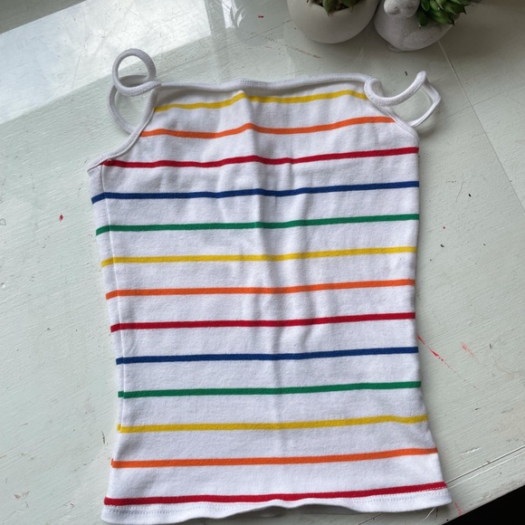 Colourful Striped Garage Tank - Picture 1 of 3